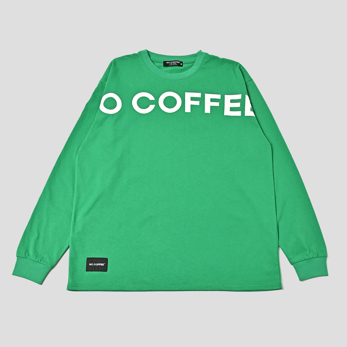 ビッグロゴプリント L/S TEE GREEN– NC by NO COFFEE公式オンラインストア